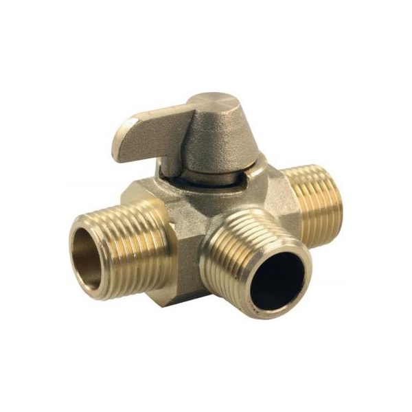 Jr Products 3-WAY DIVERTER VALVE, M/M/M 62255 - main